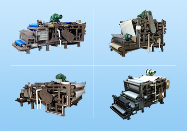 Sludge belt press machine